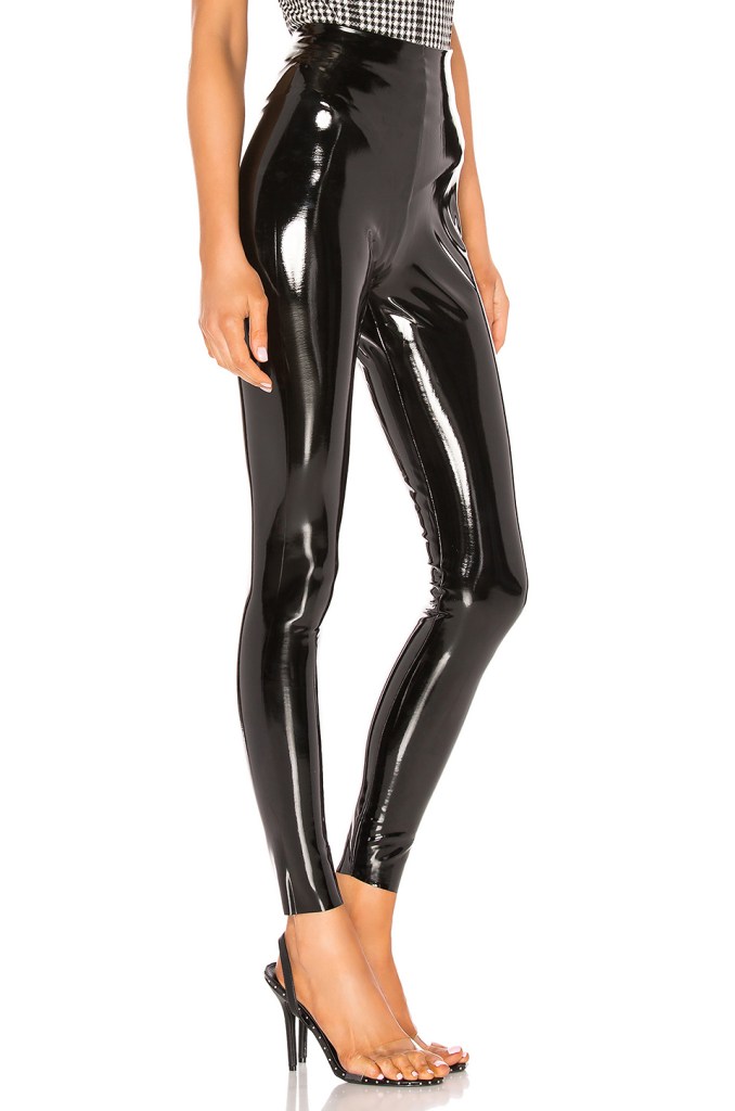 Legging / Lackleder, Vinyl, PVC / Schwarz / gesehen auf revolve.com
